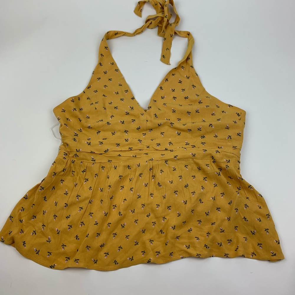 American Eagle Floral Halter Top